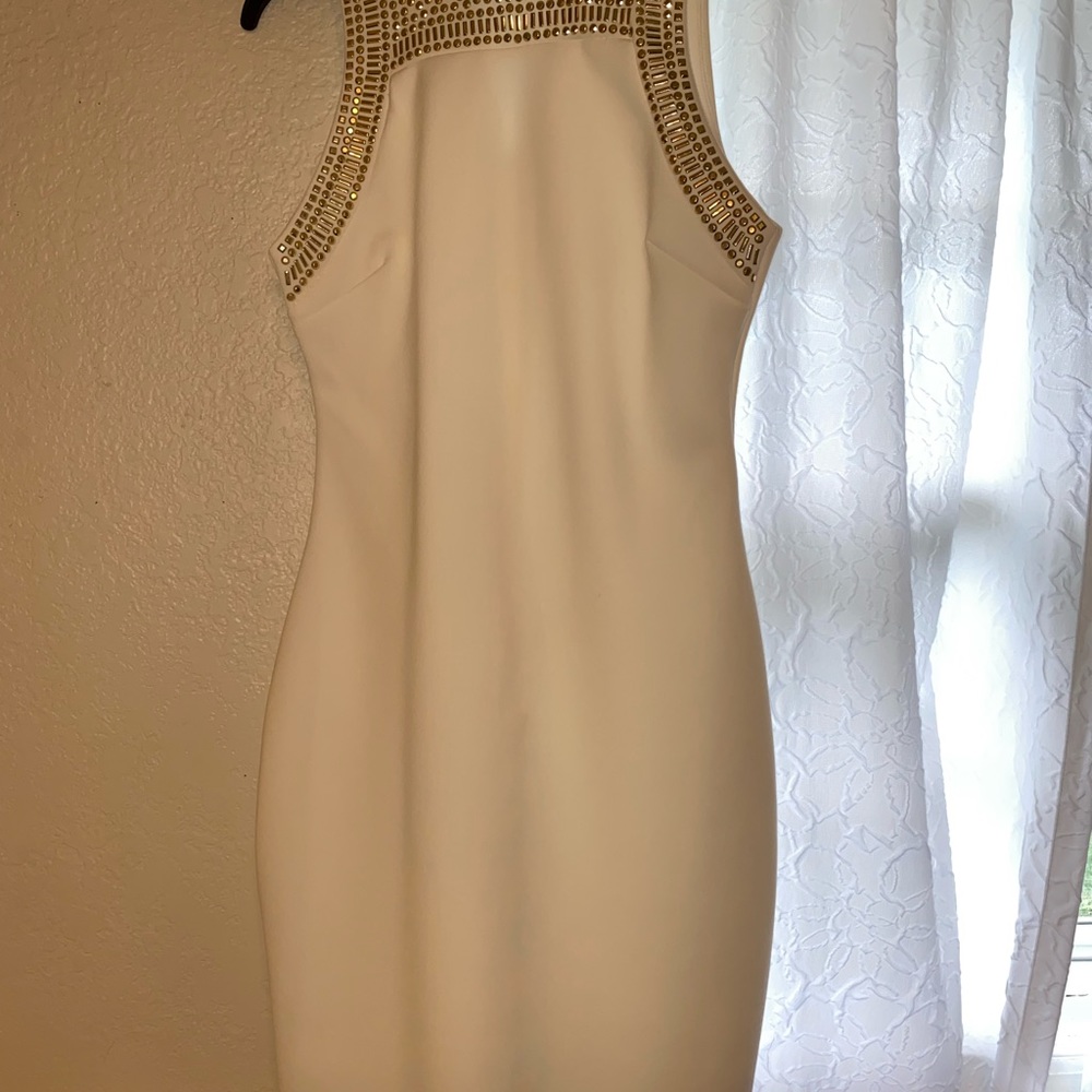 White Bisou Bisou dress, never been worn